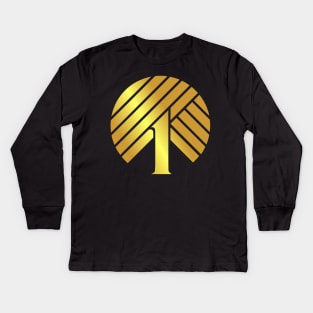 dollar gold edition tree Kids Long Sleeve T-Shirt